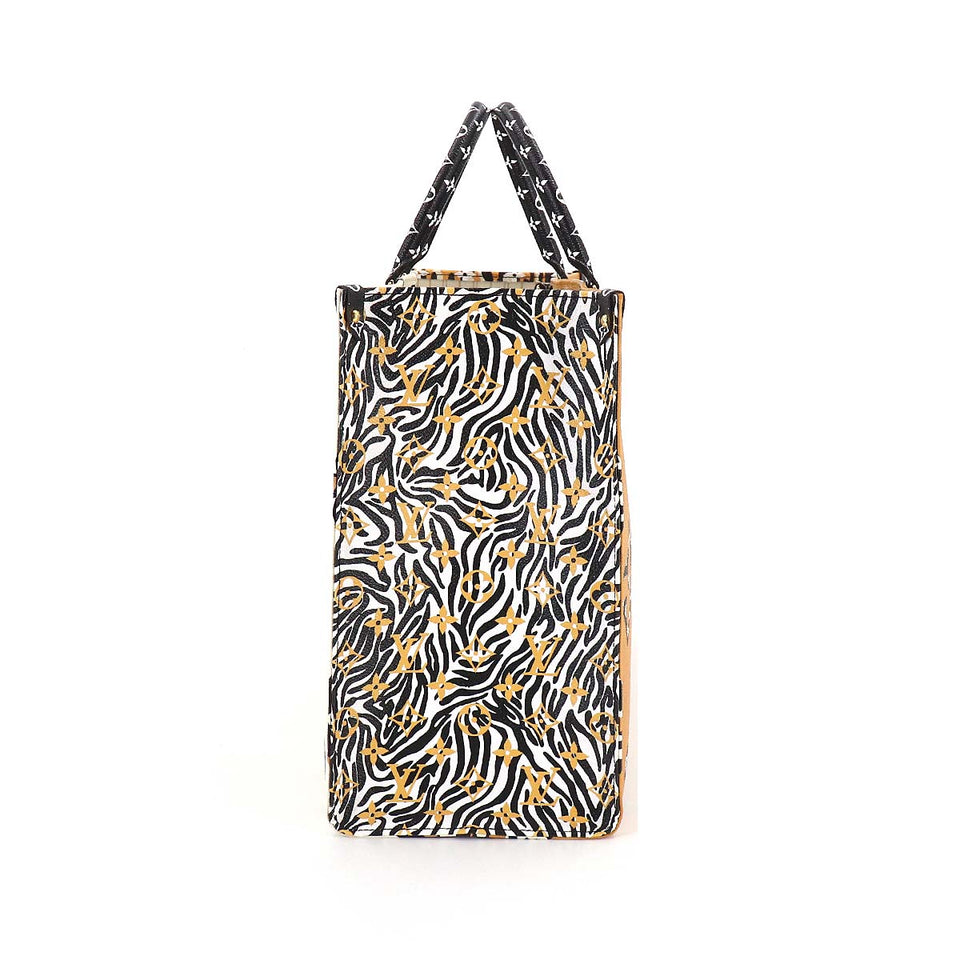 Louis Vuitton Monogram Jungle Onthego GM 2way Tote Bag
