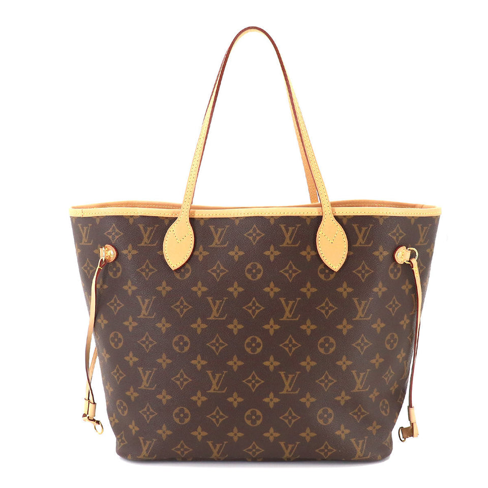 Louis Vuitton Monogram Neverfull MM Tote Bag Brown Pivowanne