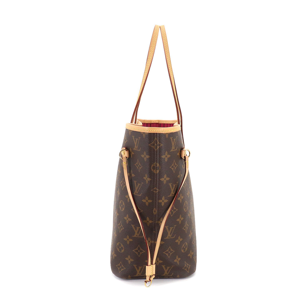 Louis Vuitton Monogram Neverfull MM Tote Bag Brown Pivowanne