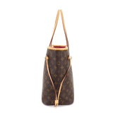 Louis Vuitton Monogram Neverfull MM Tote Bag Brown Pivowanne