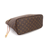 Louis Vuitton Monogram Neverfull MM Tote Bag Brown Pivowanne
