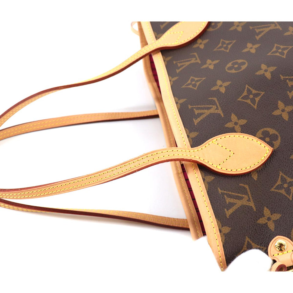 Louis Vuitton Monogram Neverfull MM Tote Bag Brown Pivowanne