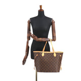Louis Vuitton Monogram Neverfull MM Tote Bag Brown Pivowanne