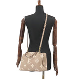 Louis Vuitton Bicolor Monogram Emplant Petit Palais PM 2way Shoulder Bag Leather