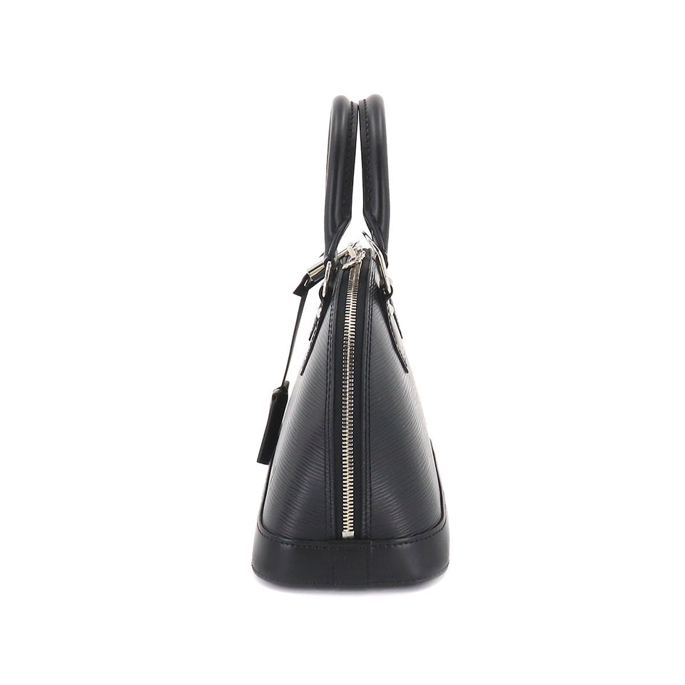 Louis Vuitton Epi Alma BB 2way Hand Shoulder Bag Leather Noir