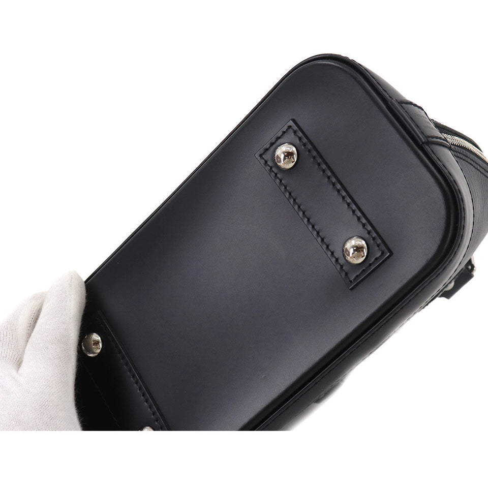 Louis Vuitton Epi Alma BB 2way Hand Shoulder Bag Leather Noir