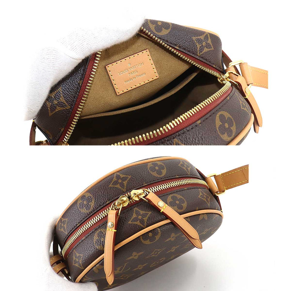 Louis Vuitton Monogram Boite Chapeau Souple PM Shoulder Bag Brown