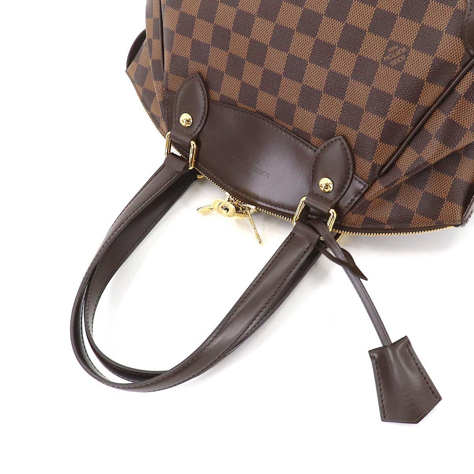 Louis Vuitton Damier Verona PM Hand Bag Ebene Brown