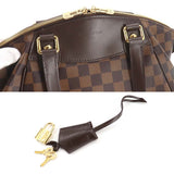 Louis Vuitton Damier Verona PM Hand Bag Ebene Brown