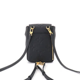 Louis Vuitton Monogram Implant Tiny Backpack Leather Noir