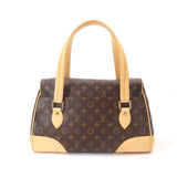 Louis Vuitton Monogram Beverly GM Shoulder Bag Brown Gold Hardware