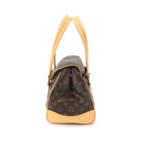 Louis Vuitton Monogram Beverly GM Shoulder Bag Brown Gold Hardware