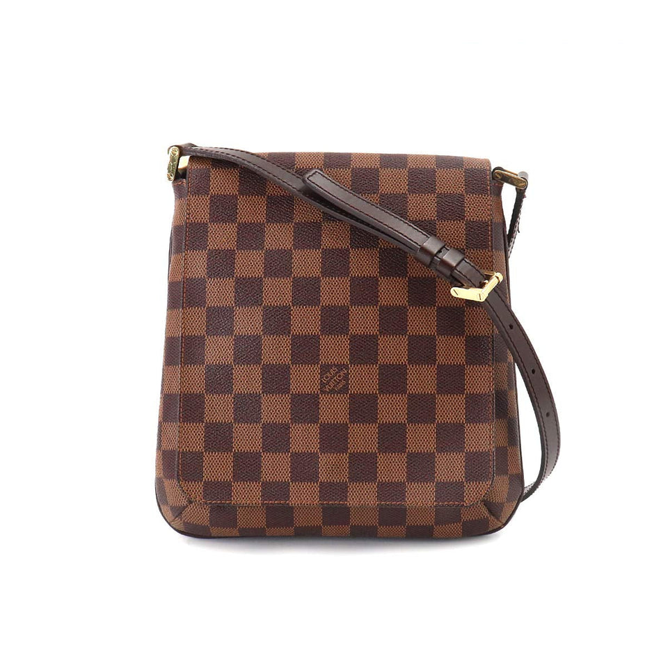Louis Vuitton Damier Musette Salsa Short Shoulder Bag Ebene
