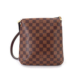 Louis Vuitton Damier Musette Salsa Short Shoulder Bag Ebene