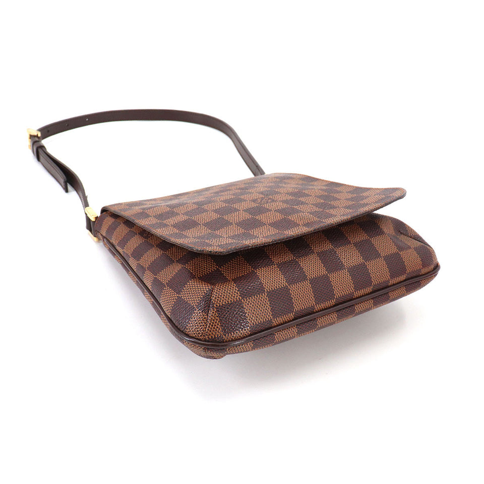 Louis Vuitton Damier Musette Salsa Short Shoulder Bag Ebene