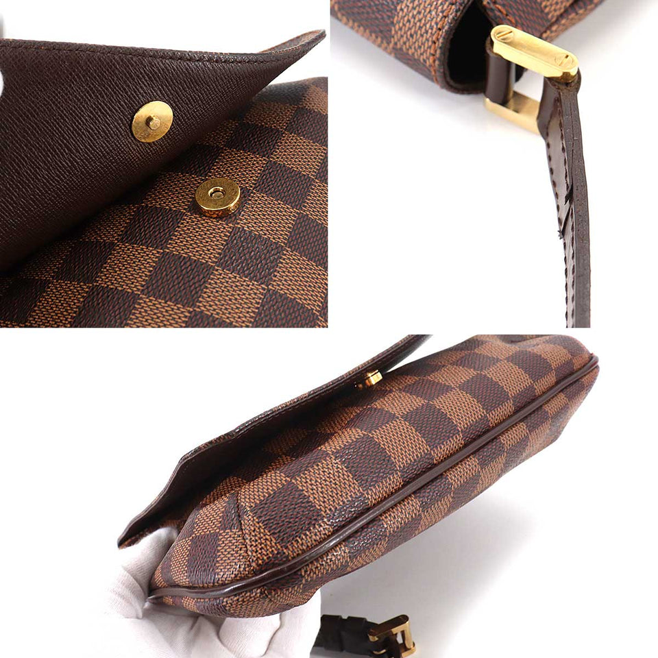 Louis Vuitton Damier Musette Salsa Short Shoulder Bag Ebene