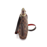 Louis Vuitton Damier South Bank Shoulder Bag Ebene Brown