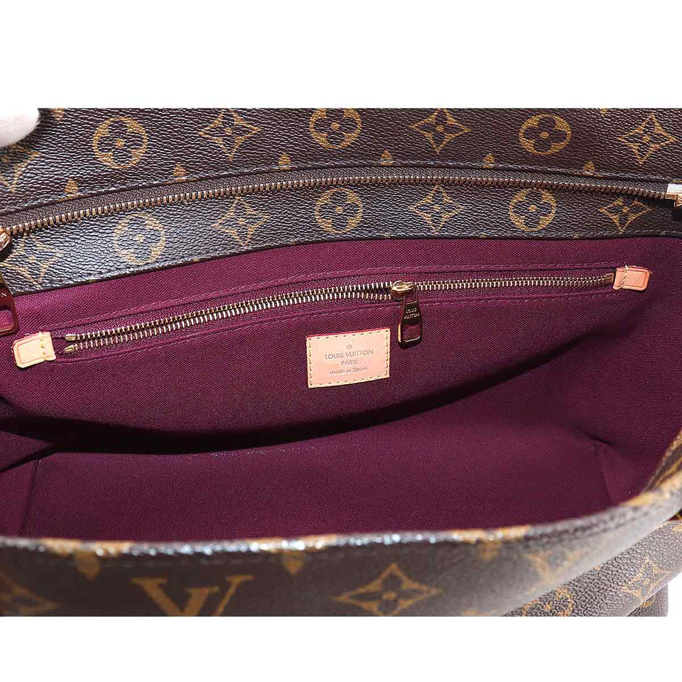 Louis Vuitton Monogram Raspail PM Shoulder Bag Brown