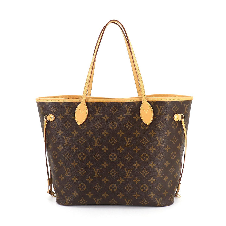 Louis Vuitton Monogram Neverfull MM Tote Bag Brown