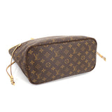 Louis Vuitton Monogram Neverfull MM Tote Bag Brown