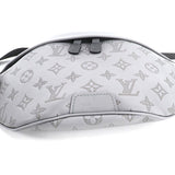 Louis Vuitton Monogram Shadow Discovery Bum Bag Leather Gray