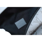 Louis Vuitton Monogram Shadow Discovery Bum Bag Leather Gray