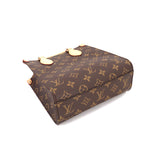Louis Vuitton Monogram Sac Plat BB 2way Hand Shoulder Bag Brown