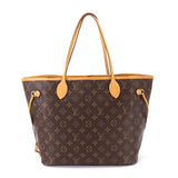 Louis Vuitton Monogram Neverfull MM Tote Bag Brown
