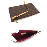 Louis Vuitton Monogram Neverfull MM Tote Bag Brown