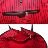 Louis Vuitton Damier Neverfull MM Tote Bag Ebene Series Brown