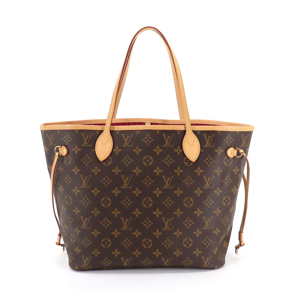 Louis Vuitton Monogram Neverfull MM Tote Bag Brown Pivowanne