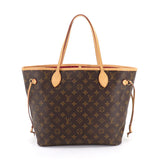 Louis Vuitton Monogram Neverfull MM Tote Bag Brown Pivowanne