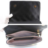 Louis Vuitton Pochette Coussin 2way Shoulder Clutch Bag Leather Noir