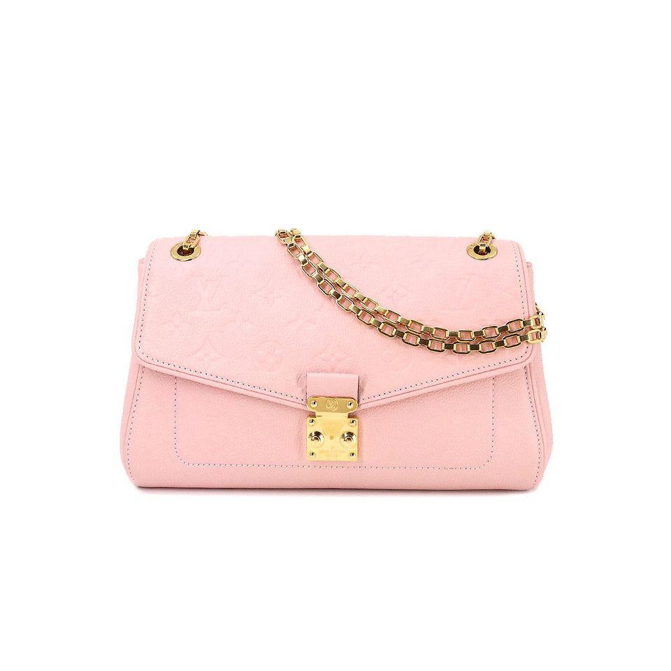 Louis Vuitton Monogram Implant Saint Germain PM Chain Shoulder Bag Leather