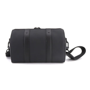 Louis Vuitton City Keepall Shoulder Bag Leather Black
