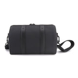 Louis Vuitton City Keepall Shoulder Bag Leather Black