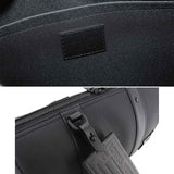 Louis Vuitton City Keepall Shoulder Bag Leather Black