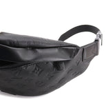 Louis Vuitton Monogram Shadow Discovery Bum Bag PM Body Bag Leather Noir