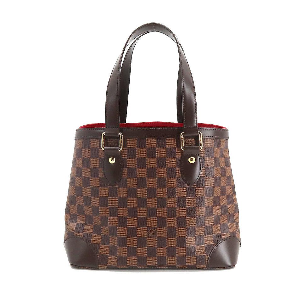 Louis Vuitton Damier Hampstead PM Tote Bag Ebene Brown
