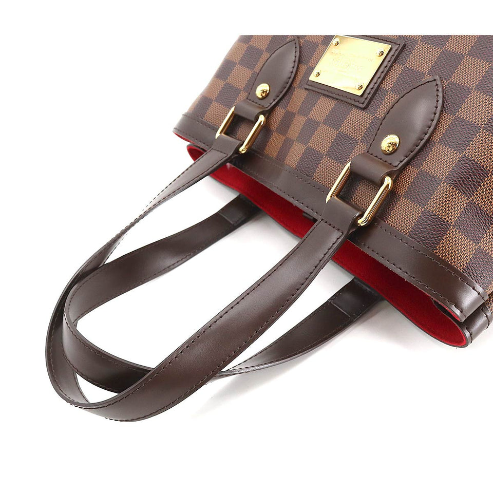 Louis Vuitton Damier Hampstead PM Tote Bag Ebene Brown