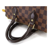 Louis Vuitton Damier Speedy 25 Hand Bag Ebene Brown