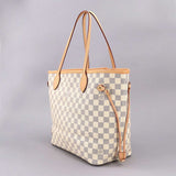 Louis Vuitton Damier Azur Neverfull MM Tote Bag