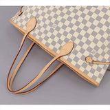 Louis Vuitton Damier Azur Neverfull MM Tote Bag