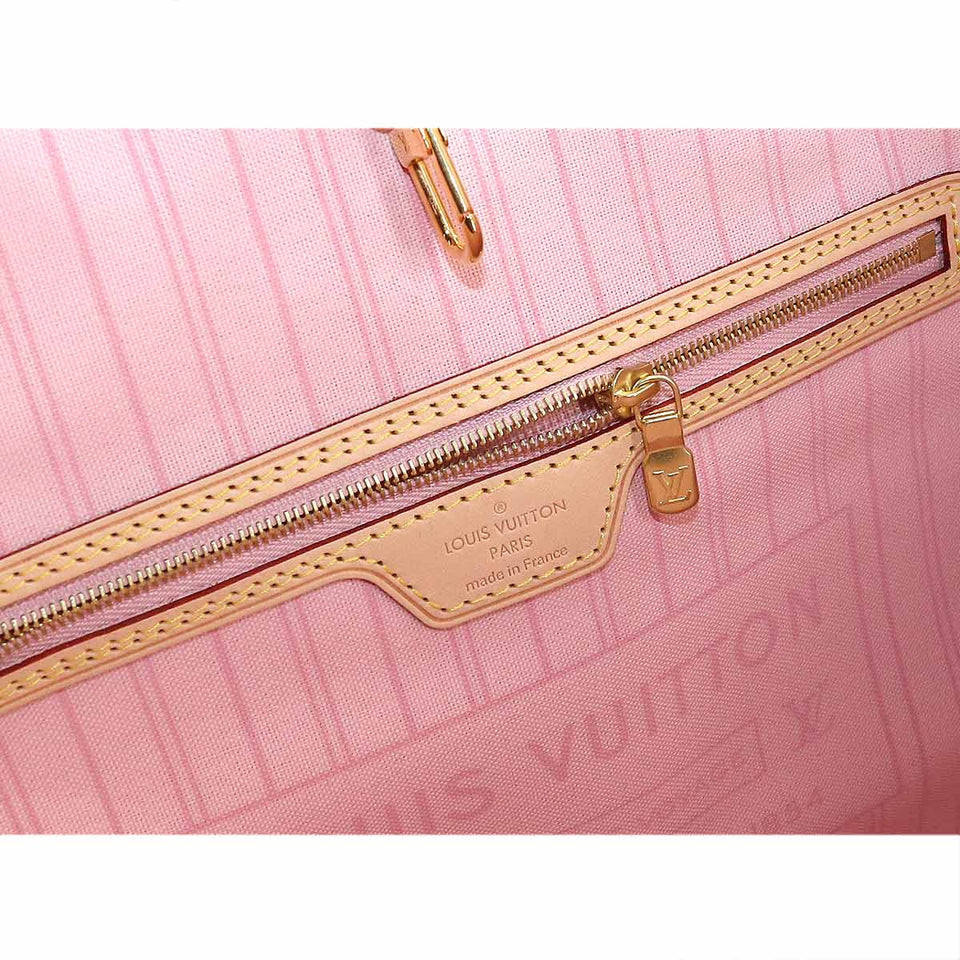 Louis Vuitton Damier Azur Neverfull MM Tote Bag