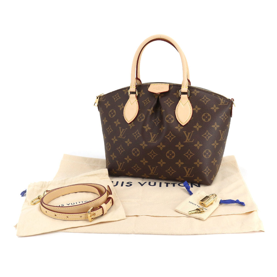 Louis Vuitton Monogram Boetie NM PM Shoulder Bag Brown