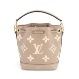 Louis Vuitton Monogram Emplant NanoNoe Shoulder Bag Creme