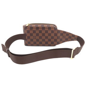 Louis Vuitton Damier Geronimos Body Bag Waist Pouch Ebene Brown