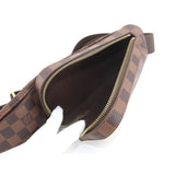 Louis Vuitton Damier Geronimos Body Bag Waist Pouch Ebene Brown