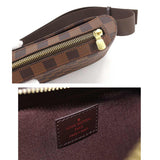 Louis Vuitton Damier Geronimos Body Bag Waist Pouch Ebene Brown