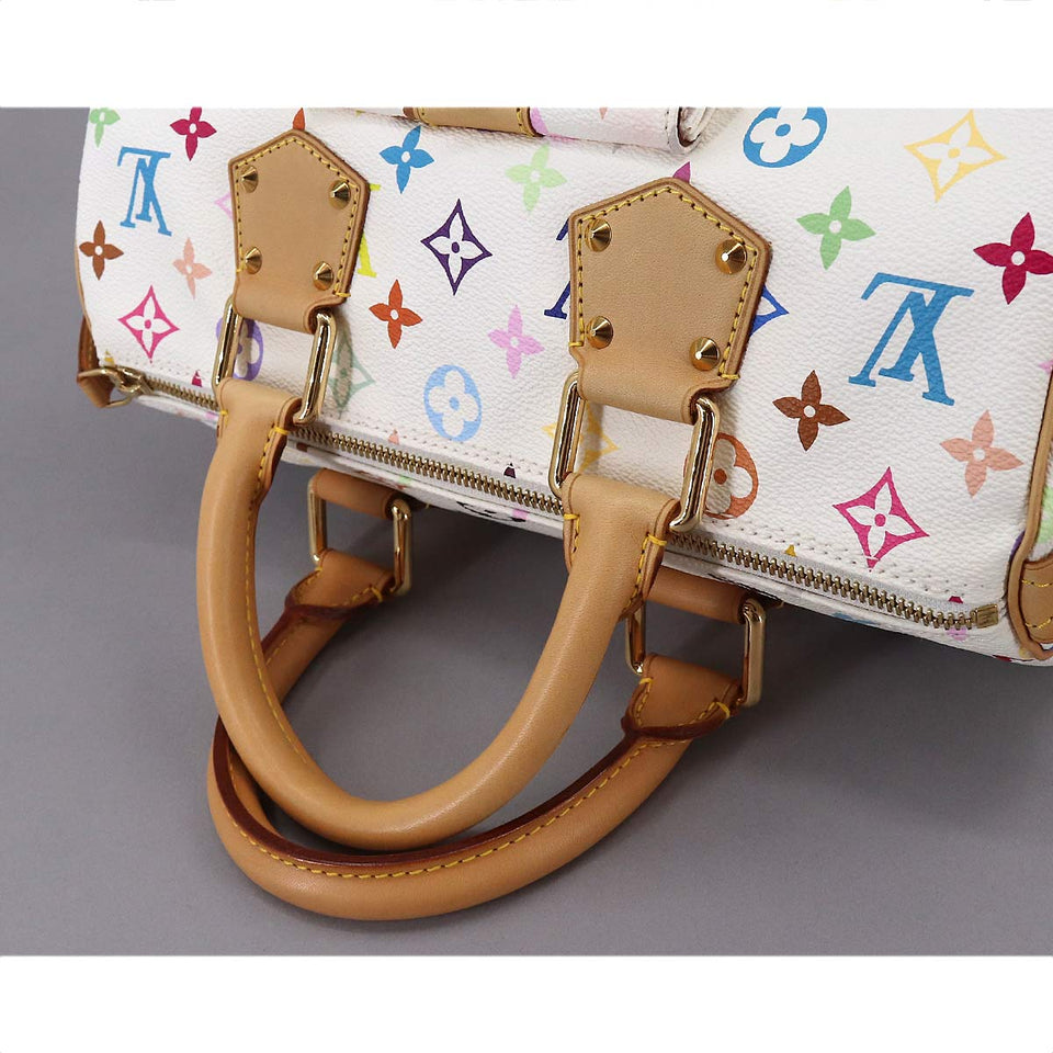 Louis Vuitton Monogram Multicolor Speedy 30 Hand Bag Bron